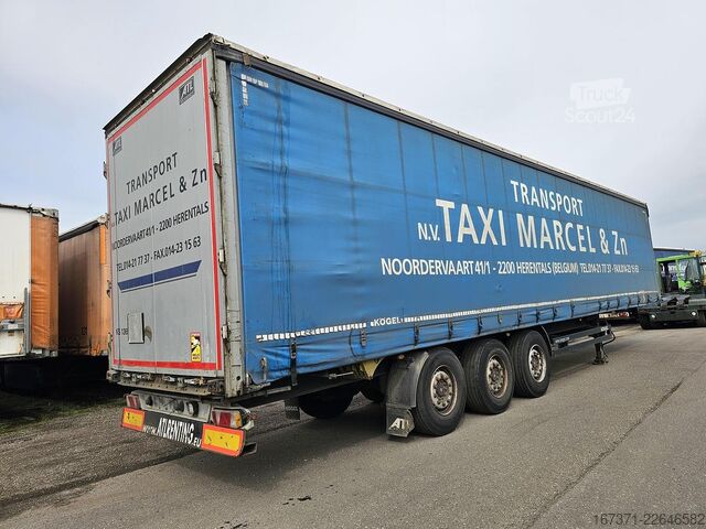 Aizkaru sānu Kögel SN 24/ STANDARD/SAF DISC +SLIDING ROOF .