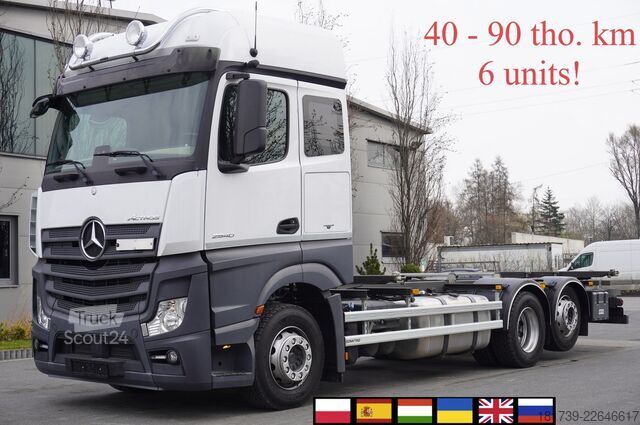 BDF / para clases de conducción Mercedes-Benz Actros 2540 6x2 / 40 tho. km! / 5-seater