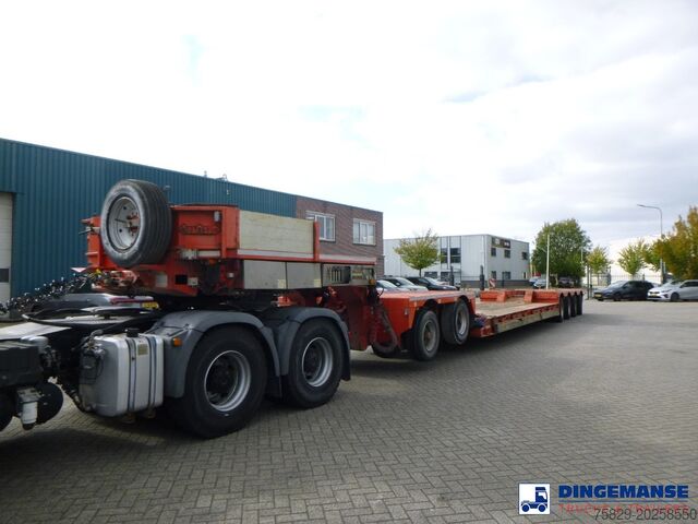 Semi-Tieflader Nooteboom 4-axle lowbed trailer Euro 110-04 + 2-axle dolly