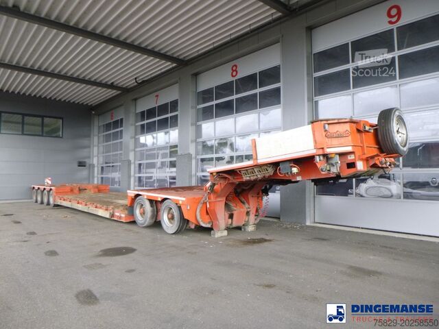 Semi-Tieflader Nooteboom 4-axle lowbed trailer Euro 110-04 + 2-axle dolly