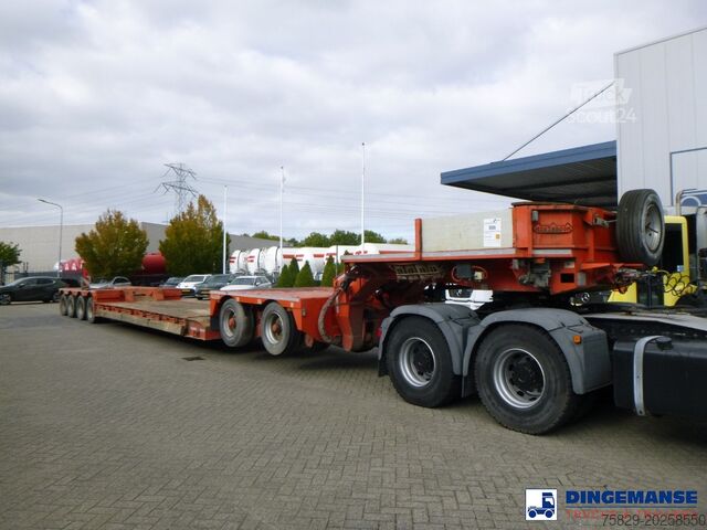 Semi-Tieflader Nooteboom 4-axle lowbed trailer Euro 110-04 + 2-axle dolly