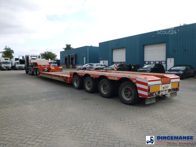 Semi-Tieflader Nooteboom 4-axle lowbed trailer Euro 110-04 + 2-axle dolly