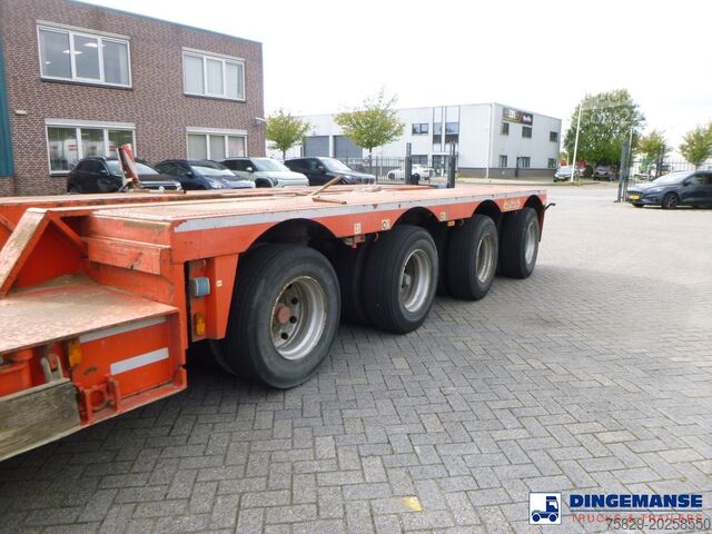 Semi-Tieflader Nooteboom 4-axle lowbed trailer Euro 110-04 + 2-axle dolly