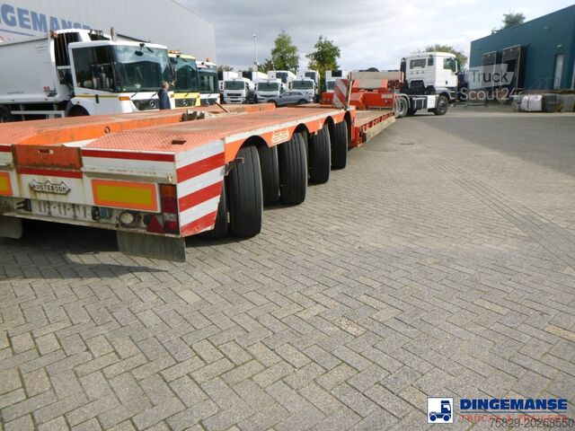 Semi-Tieflader Nooteboom 4-axle lowbed trailer Euro 110-04 + 2-axle dolly