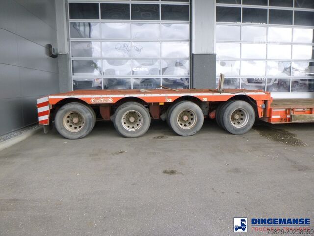 Semi-Tieflader Nooteboom 4-axle lowbed trailer Euro 110-04 + 2-axle dolly