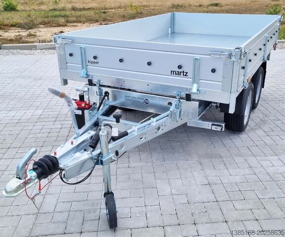 Kippanhänger Martz Anhänger 2000kg  253cm x 152cm Rückwärtskipper