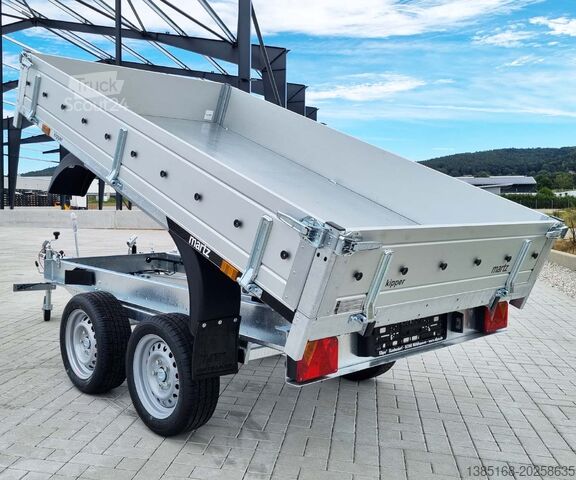 Kippanhänger Martz Anhänger 2000kg  253cm x 152cm Rückwärtskipper