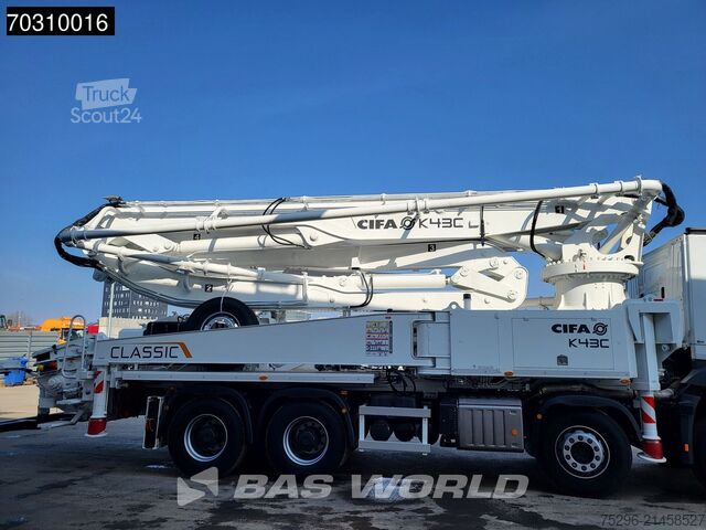 Pompe à béton Mercedes Arocs 3746 Arocs 8X4 NEW! 43 meter CIFA K43C-PU...
