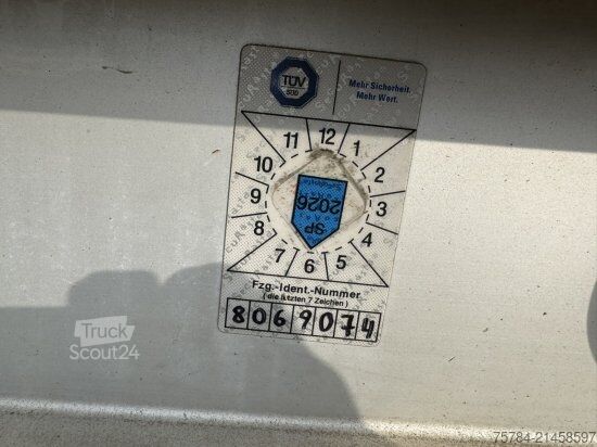 Semirimorchio con pianale mobile KRAKER SCHUBBODENAUFLIEGER CF-200 10MM BODEN NEUWERTIG