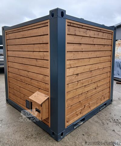Speciális konténer 6FT Sauna Container Holzsauna Saunacontainer Holz Sauna
