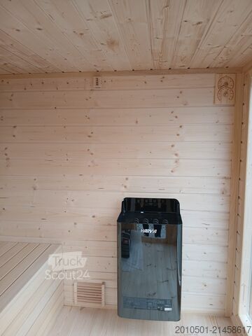 Speciális konténer 6FT Sauna Container Holzsauna Saunacontainer Holz Sauna