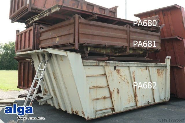 Ανατρεπόμενο φορτηγό Stahl - Hinterkippmulde ca. 17 cbm, Hilfsrahmen