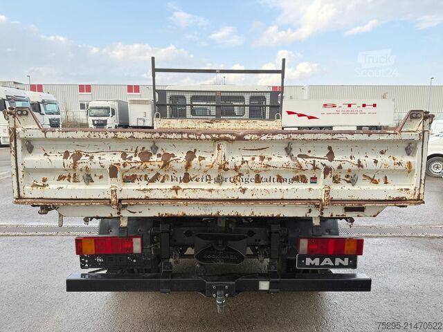 Komercinė transporto priemonė MAN LE 8.140 3-S-Kipper 2xAHK StHz Nutzlast 3150 kg