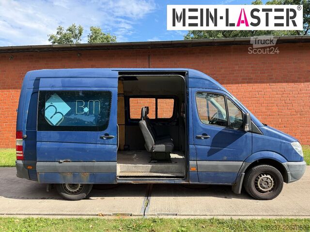 Furgoneta de caja alta MERCEDES-BENZ Sprinter 313 hoch+lang Mixto 5 Sitzer Klima AHK