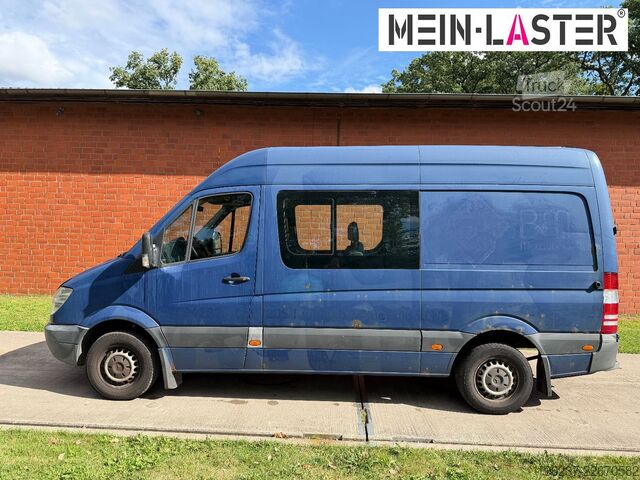 Furgoneta de caja alta MERCEDES-BENZ Sprinter 313 hoch+lang Mixto 5 Sitzer Klima AHK