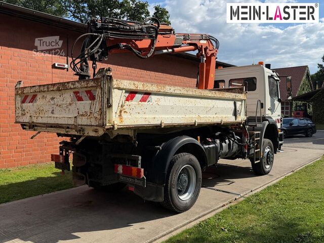 Camión volquete trilateral MERCEDES-BENZ 1829 4x4 Atlas 120.2E 13m-1t 5+6 StK +FB