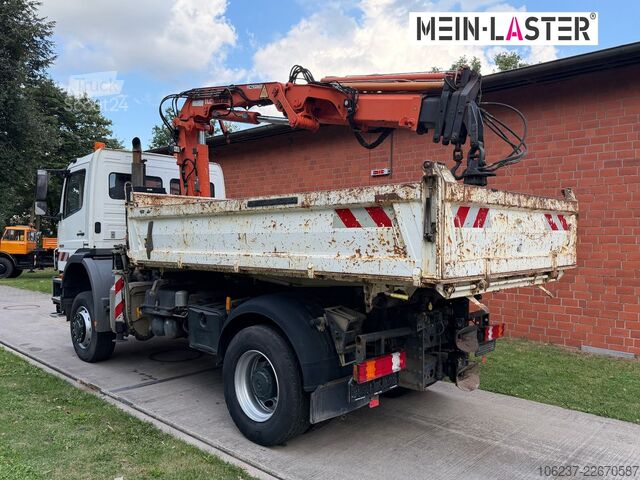 Camión volquete trilateral MERCEDES-BENZ 1829 4x4 Atlas 120.2E 13m-1t 5+6 StK +FB