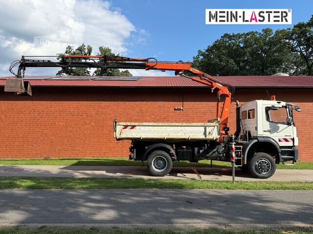 Camión volquete trilateral MERCEDES-BENZ 1829 4x4 Atlas 120.2E 13m-1t 5+6 StK +FB