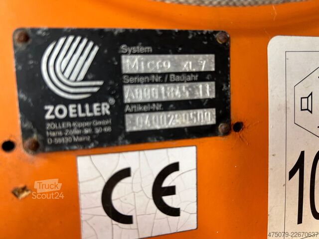 Skraldevogn MITSUBISHI FE Cante 7C18 / Zöller Micro XL 7 + Schüttung