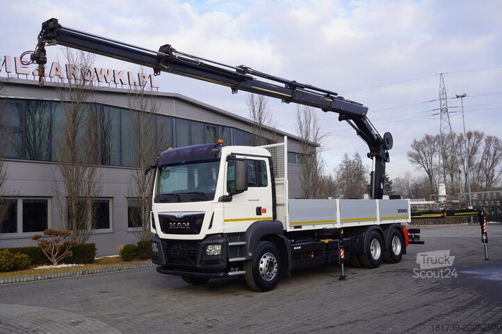 Truck mounted crane MAN TGS 26.400/ HDS HIAB 244 EP-4 HIDUO 8.5t
