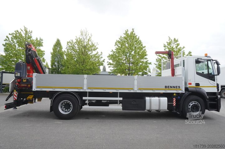 Plattform mit Kran Iveco Stralis 310 / 34 tho km !!! / FASSI 4 t