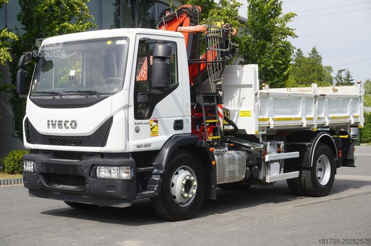 Trojstranný sklápěč Iveco Eurocargo 160-250 / Fassi F95 crane