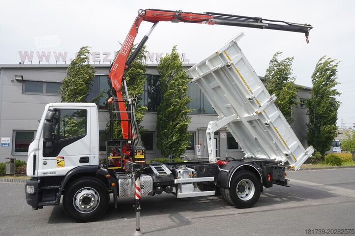 Trojstranný sklápěč Iveco Eurocargo 160-250 / Fassi F95 crane