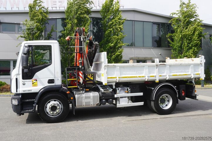 Trojstranný sklápěč Iveco Eurocargo 160-250 / Fassi F95 crane