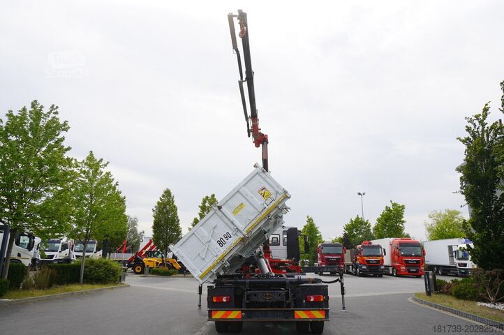 Trojstranný sklápěč Iveco Eurocargo 160-250 / Fassi F95 crane