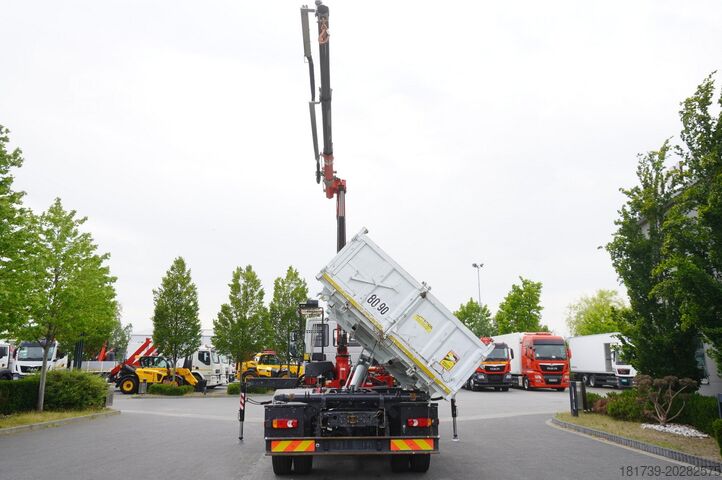 Trojstranný sklápěč Iveco Eurocargo 160-250 / Fassi F95 crane