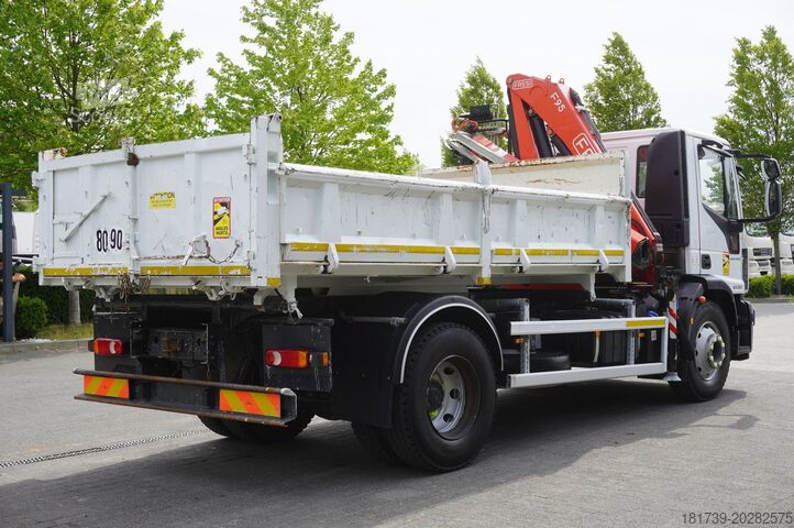 Trojstranný sklápěč Iveco Eurocargo 160-250 / Fassi F95 crane