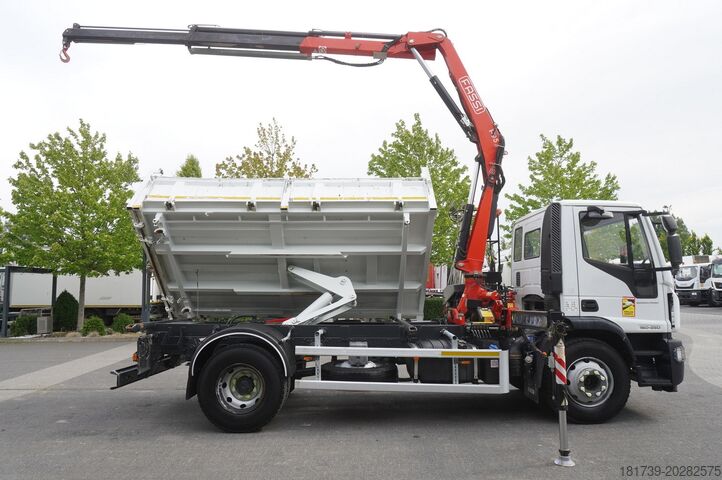 Trojstranný sklápěč Iveco Eurocargo 160-250 / Fassi F95 crane