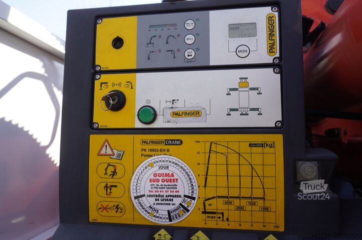 Platforma s HDS Renault C380 / 6x4 / HDS Palfinger PK 18002-EH 6