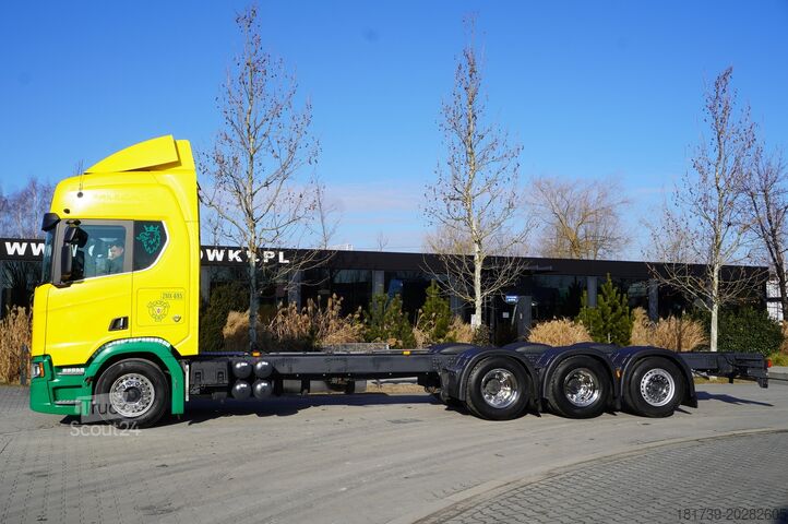 Įmontuotas rėmas SCANIA R650 V8 8x4/4 E6 / 2020 / frame 9.7 m