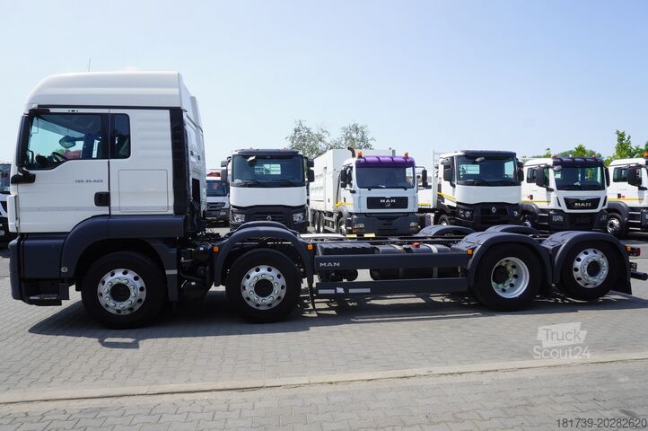 Važiuoklė MAN TGS 35.420 8x2/Chassis 6.4 m/steer axles