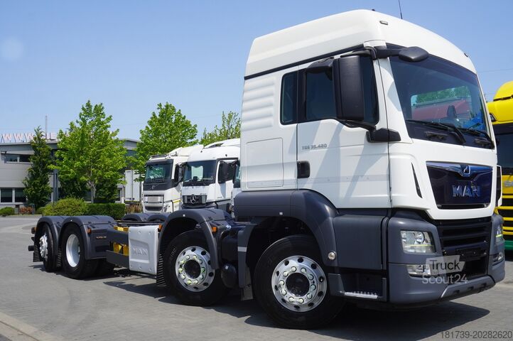 Važiuoklė MAN TGS 35.420 8x2/Chassis 6.4 m/steer axles