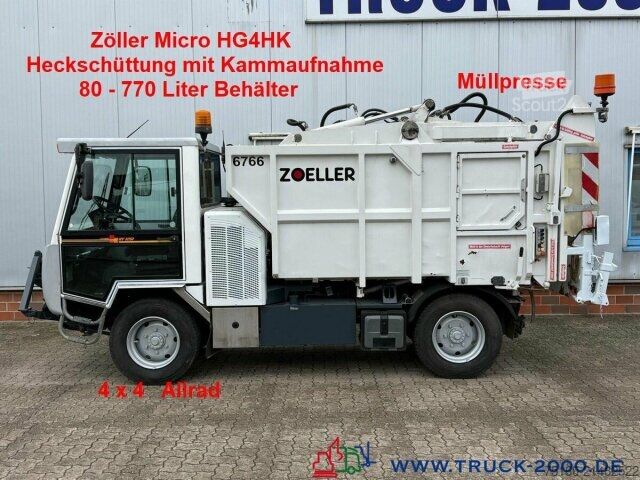 Garbage truck Multicar Boki HY1251 4x4 Zöller Müllwagen AHK K-Platte