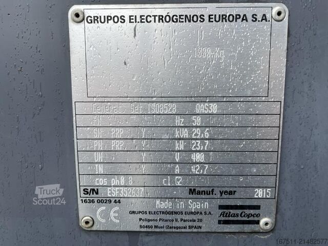 Aggregat Atlas Copco QAS 30
