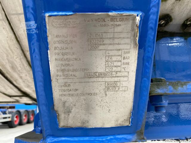 Tanque Van Hool Tank / 30.000 LT / Inox / BPW Disc / ADR / Lift...
