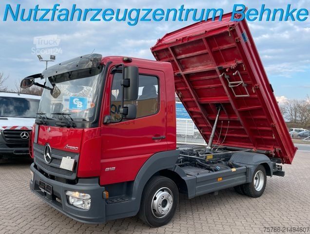 Kombi s prekucnikom MERCEDES-BENZ Atego 818 / Meiller/ 2xAHK/ AC/ 3 Sitze/ 23 Tkm
