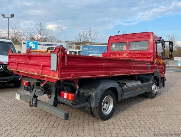 Kombi s prekucnikom MERCEDES-BENZ Atego 818 / Meiller/ 2xAHK/ AC/ 3 Sitze/ 23 Tkm