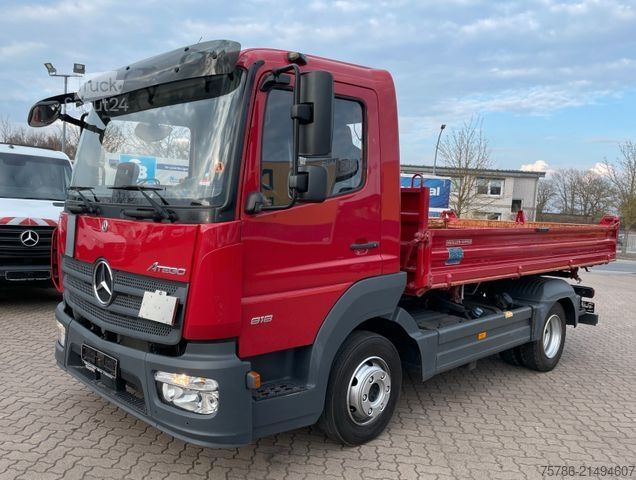 Kombi s prekucnikom MERCEDES-BENZ Atego 818 / Meiller/ 2xAHK/ AC/ 3 Sitze/ 23 Tkm