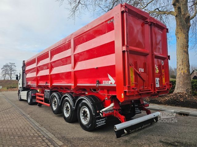 Billenős félpótkocsi STAS S300CX Alu Chassis / Stahl Mulde Ca.60 M3