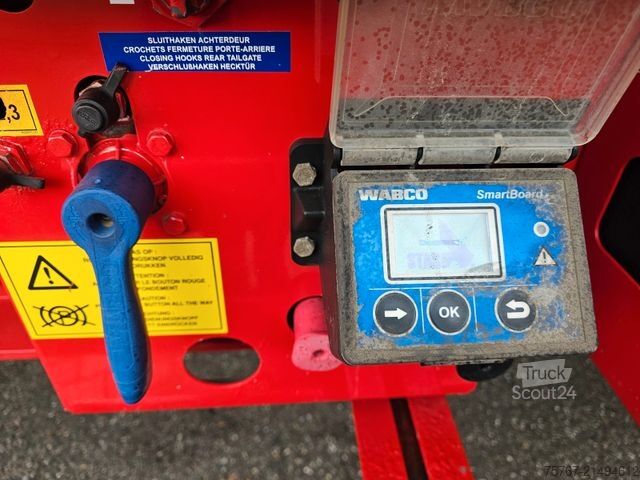 Billenős félpótkocsi STAS S300CX Alu Chassis / Stahl Mulde Ca.60 M3