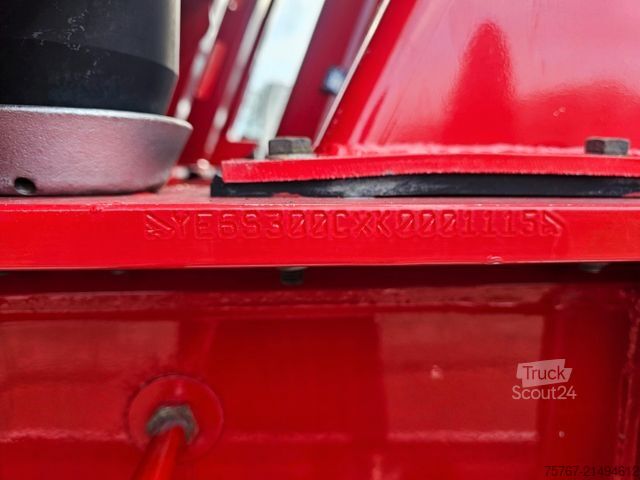 Billenős félpótkocsi STAS S300CX Alu Chassis / Stahl Mulde Ca.60 M3