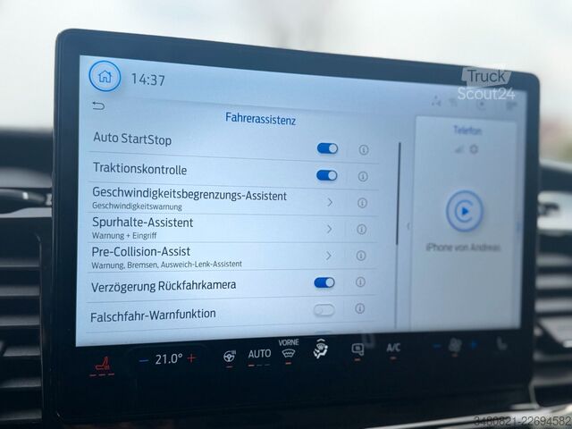 Dodávka s vysokou střechou FORD TRANSIT AUTOMATIK 165 PS L4H3 *3.5T-AHK* KAM SHZ