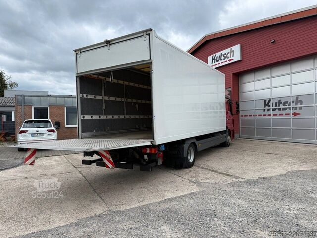 Vrachtwagen met bakwagen MERCEDES-BENZ 824 / 924 L Möbel-Koffer, großes Fhs., LBW