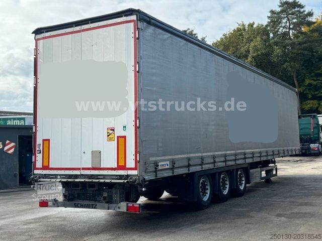 Semirimorchio con telone SCHMITZ CARGOBULL SCS Mega Hubdach Edscha Lift Staplerhalterung