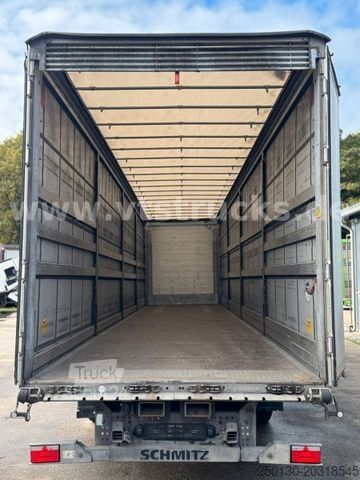 Semirimorchio con telone SCHMITZ CARGOBULL SCS Mega Hubdach Edscha Lift Staplerhalterung