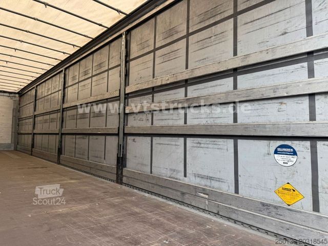 Semirimorchio con telone SCHMITZ CARGOBULL SCS Mega Hubdach Edscha Lift Staplerhalterung